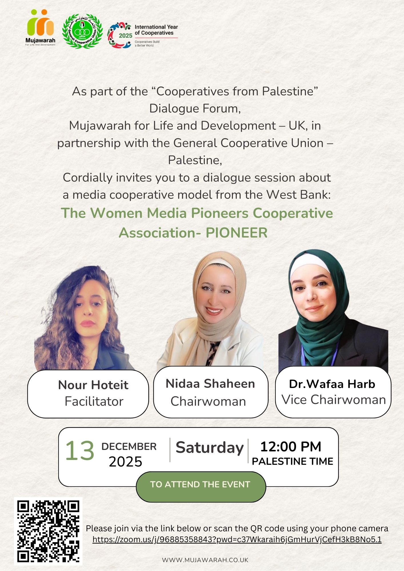 Dialogue Invitation:The Women Media Pioneers Cooperative Association – PIONEER